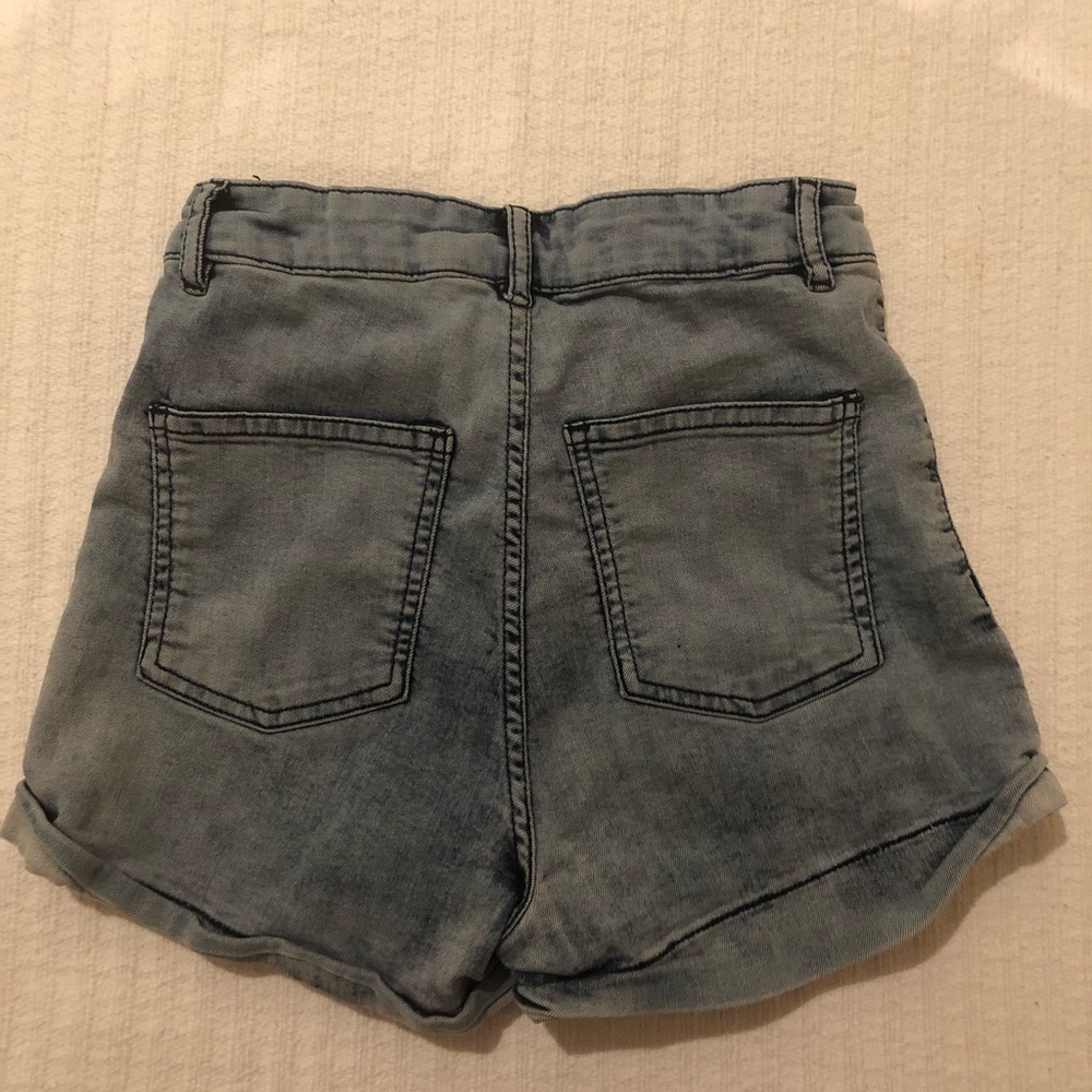 H&M Divided Acid Wash Shorts